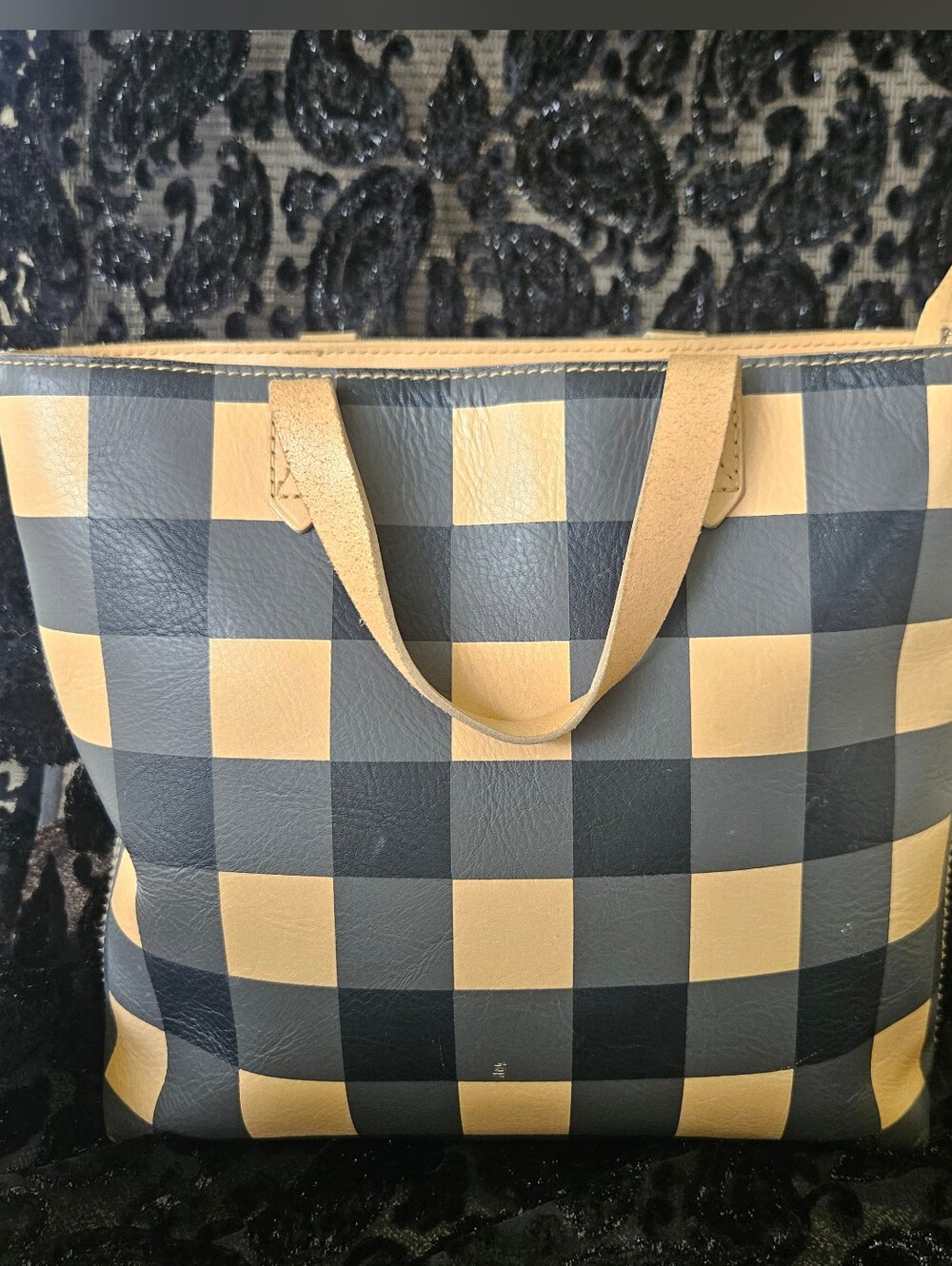 Madewell Handbag, Checkard Madewell Bag